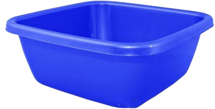 Таз АЛЕАНА квадратний 9 л (121043-син)